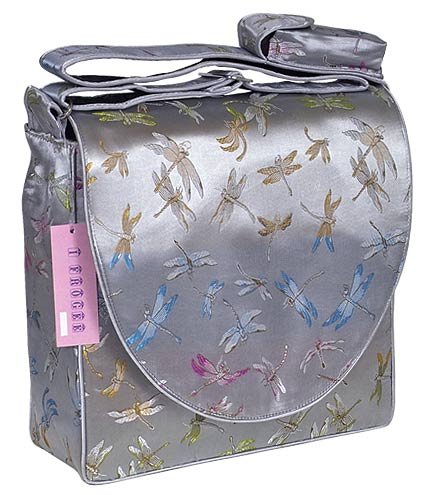 IFD04 - Silver Dragonfly - 'I Frogee' Boxy Diaper Bags