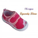 IFS01 - Red/Pink Canvas Squeaky Shoes - I Frogee
