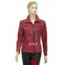 GW02 - Lady's Fashion Jackets (Red Leopard Print)