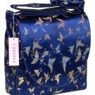 IFD16 - Dark Blue Butterfly - 'I Frogee' Boxy Diaper Bags
