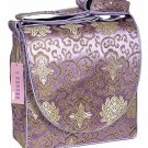 IFD20 - Light Purple Fortune Flower - 'I Frogee' Boxy Diaper Bags