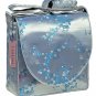 IFD28 - Silver/Skyblue Cherry Blossom - I Frogee Diaper Bags