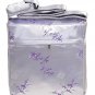 IFD33 - Silver/Purple Blossom & Bamboo Leaves - I Frogee Diaper Bags