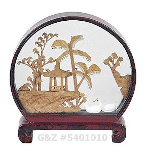 5401010 - Mini Garden View - Chinese Cork Art