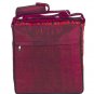 IFD-A05 - Maroon/Dark Red Leaves - 'I Frogee' Boxy Diaper Bags