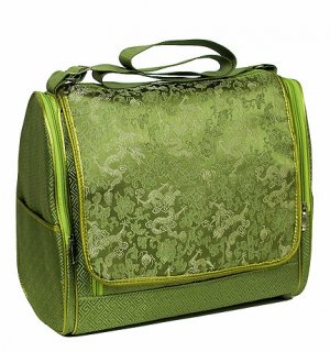 MDB - Olive Green Dragon Brocade - I Frogee Mom's Diaper Bags