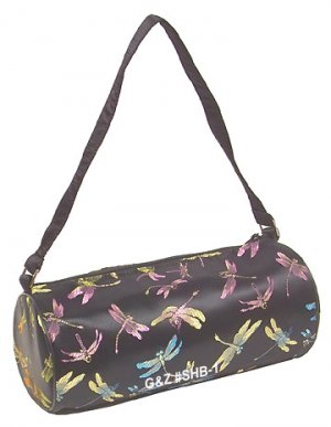 SHB1 - Black Cylinder Shoulder Bag (Cosmetic Bag)