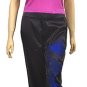 P002 - Blue Embroidered Dragon Pants