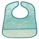 Skyblue/Silver Cherry Blossom-'I Frogee' Baby Bibs
