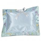 Light Blue Dragonfly Brocade - I Frogee Baby Pillow