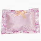 Silver/Light Pink Cherry Blossom Brocade - I Frogee Baby Pillow