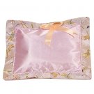 Light Pink Dragonfly Brocade - I Frogee Baby Pillow