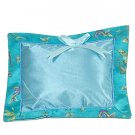 Sky Blue Butterfly Brocade - I Frogee Baby Pillow