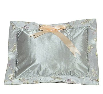 Silver Dragonfly Brocade - I Frogee Baby Pillow