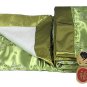 Olive Green Cherry Blossom Brocade - I Frogee Baby Gift Set