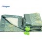 Light Blue Fortune Flower Brocade - I Frogee Baby Gift Set
