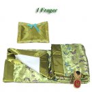 Olive Green Butterfly Brocade - I Frogee Baby Gift Set