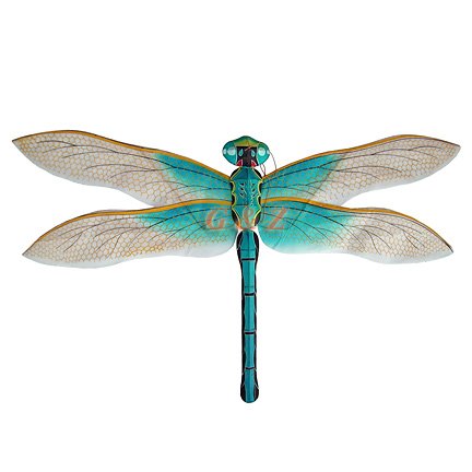 3D Blue Dragonfly Kite(Small) (Chinese Silk Kite)