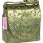 IFD17 - Olive Green Butterfly - 'I Frogee' Boxy Diaper Bags