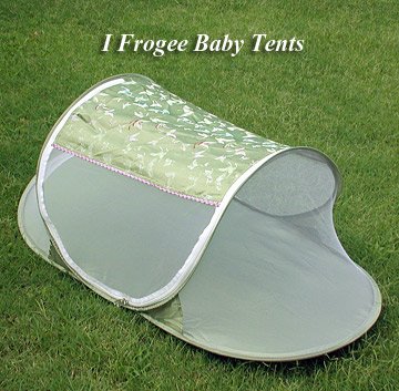 Baby Gift Set-Blanket, Pillow & Folding Tent(Olive Green Butterfly)