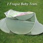 Baby Gift Set-Blanket, Pillow & Folding Tent(Olive Green Butterfly)