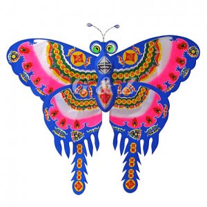 FU(Chinese 'Happiness' Symbol)-Medium Silk Butterfly Kite