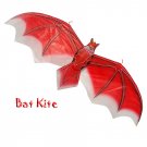 Mini Silk Bat Kite - Red - Chinese Kites