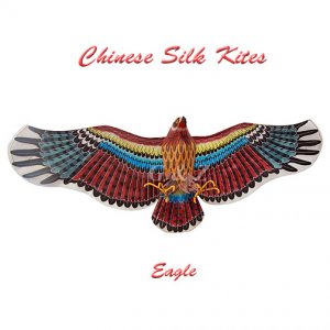 3D Extra Large Silk Eagle Kite - 1 - Chinese Silk Kites