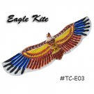 TC-E03 Large 3D Silk Eagle Kite - Brown