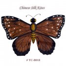 TC-B018 Dark Brown Silk Butterfly Kite(Small) - Chinese Silk Kites