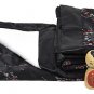 Black-Red+Silver Cherry Blossom Brocade - I Frogee Baby Gift Set
