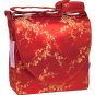 Red-Gold Cherry Blossom Brocade - I Frogee Baby Gift Set