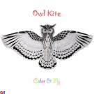 2 Owl Kites For Coloring & Flying (DIY-OWL-3)