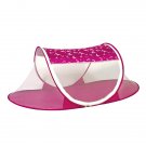 babycamp02 - Hot Pink Butterfly - 'I Frogee' Foldable Baby Tent