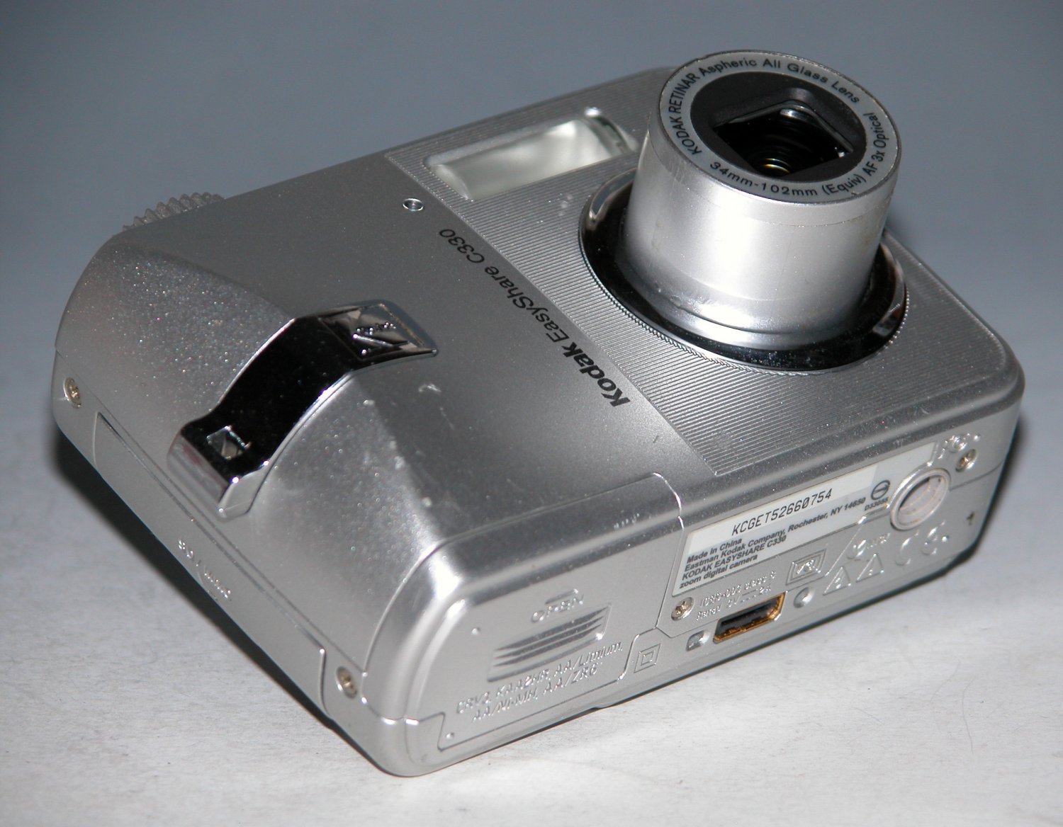 Kodak EasyShare C330 4.0MP Digital Camera Silver 0754