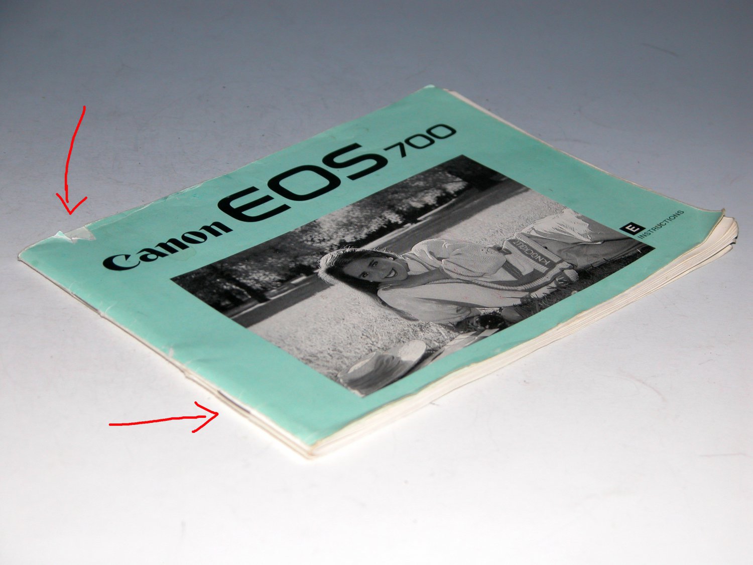 Canon EOS 700 Film Camera Original Instruction Manual