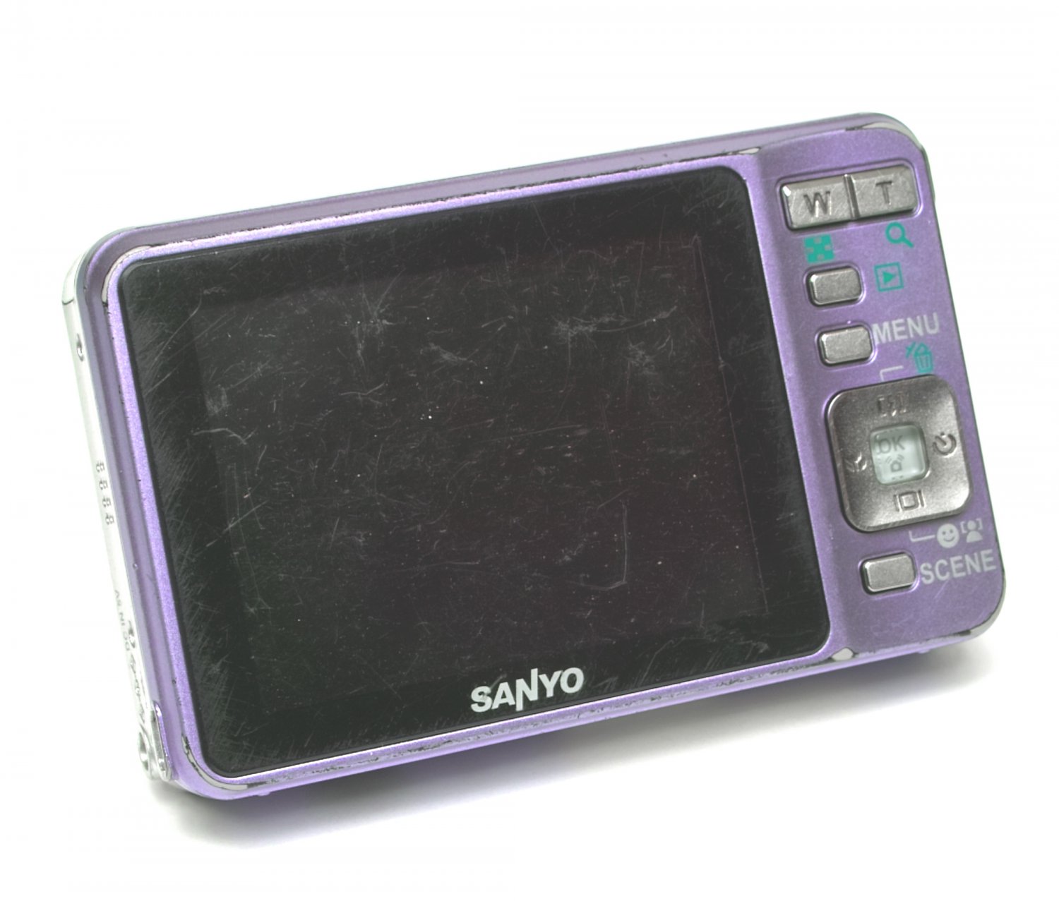 Sanyo VPC E1075 10.0MP Digital Camera Purple 4773
