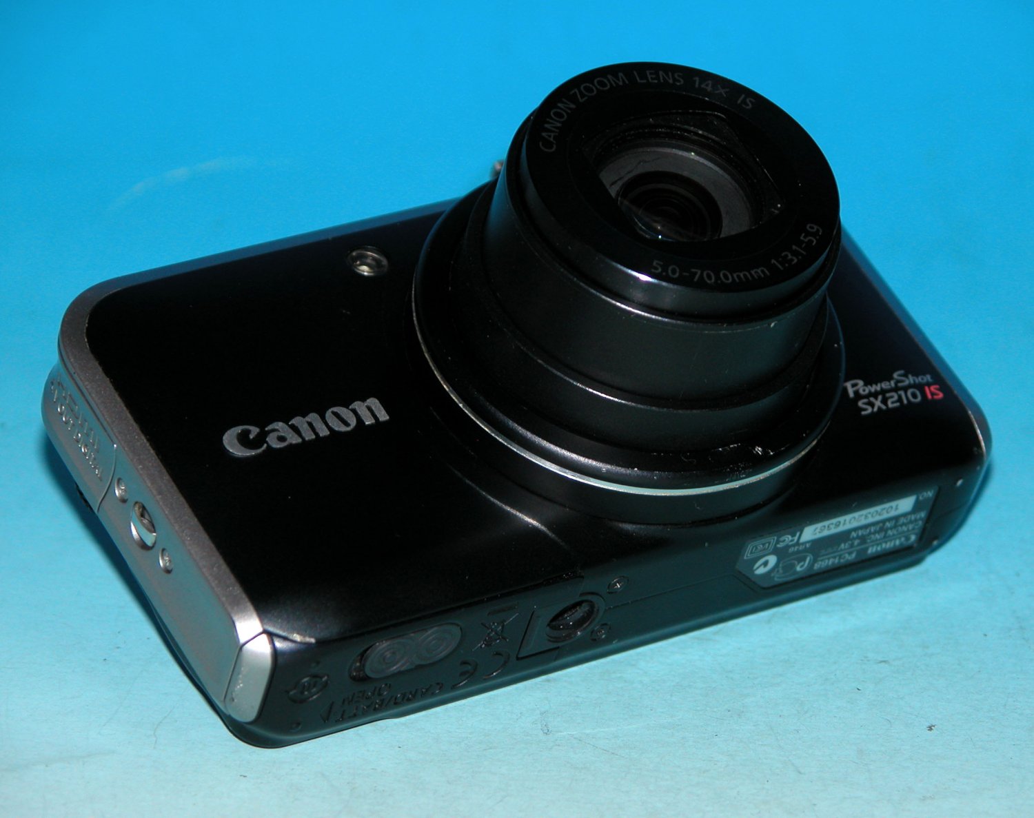 Canon PowerShot SX210 IS 14.1MP Digital Camera - Black #6367