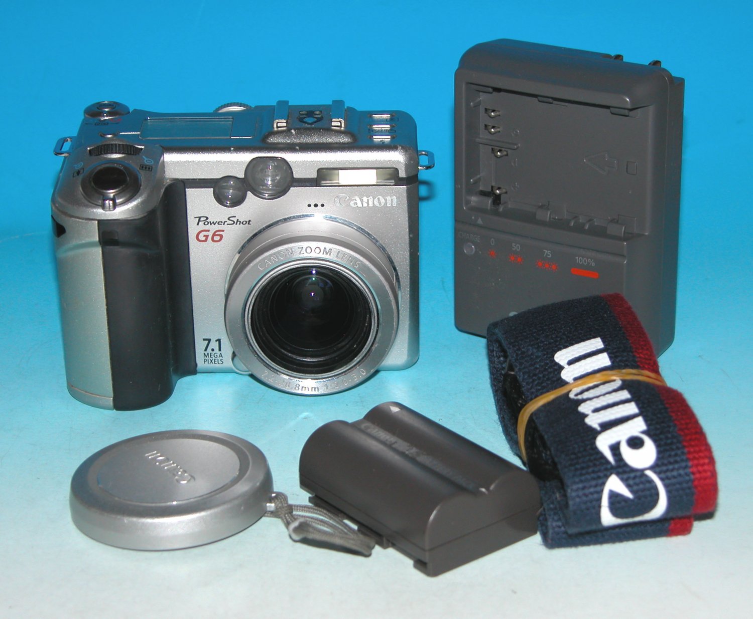 Canon PowerShot G6 7.1MP Digital Camera Silver 5184