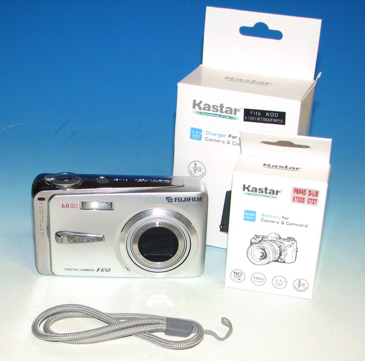 Fujifilm FinePix F650 6.0MP Digital Camera - Silver