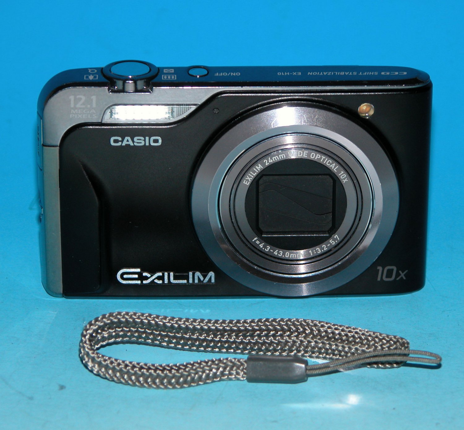 Casio EX-H10 12.1MP Digital Camera - Black #6777