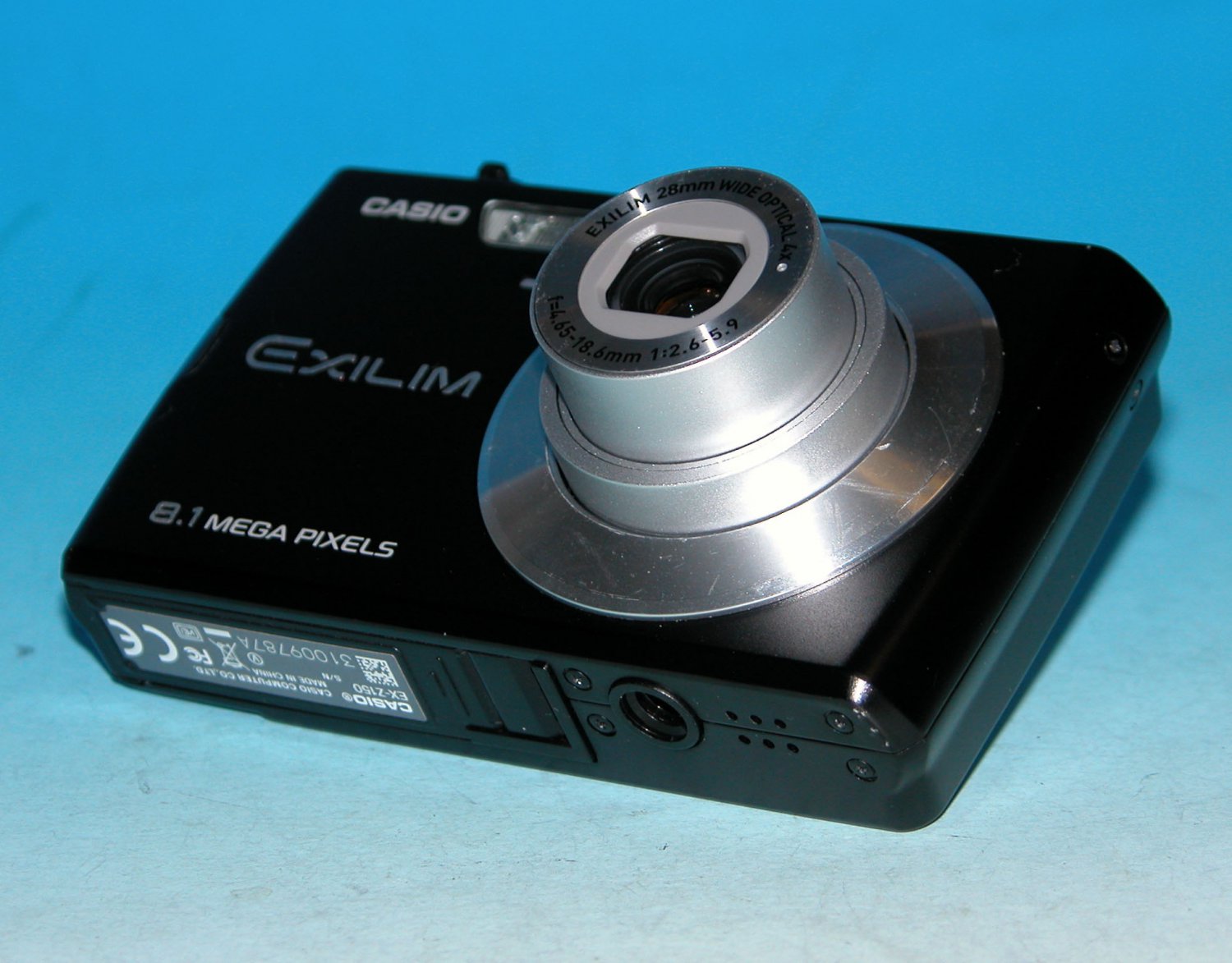 Casio Exilim Zoom EXZ150 Digital Camera 8.1 MP Black 9787