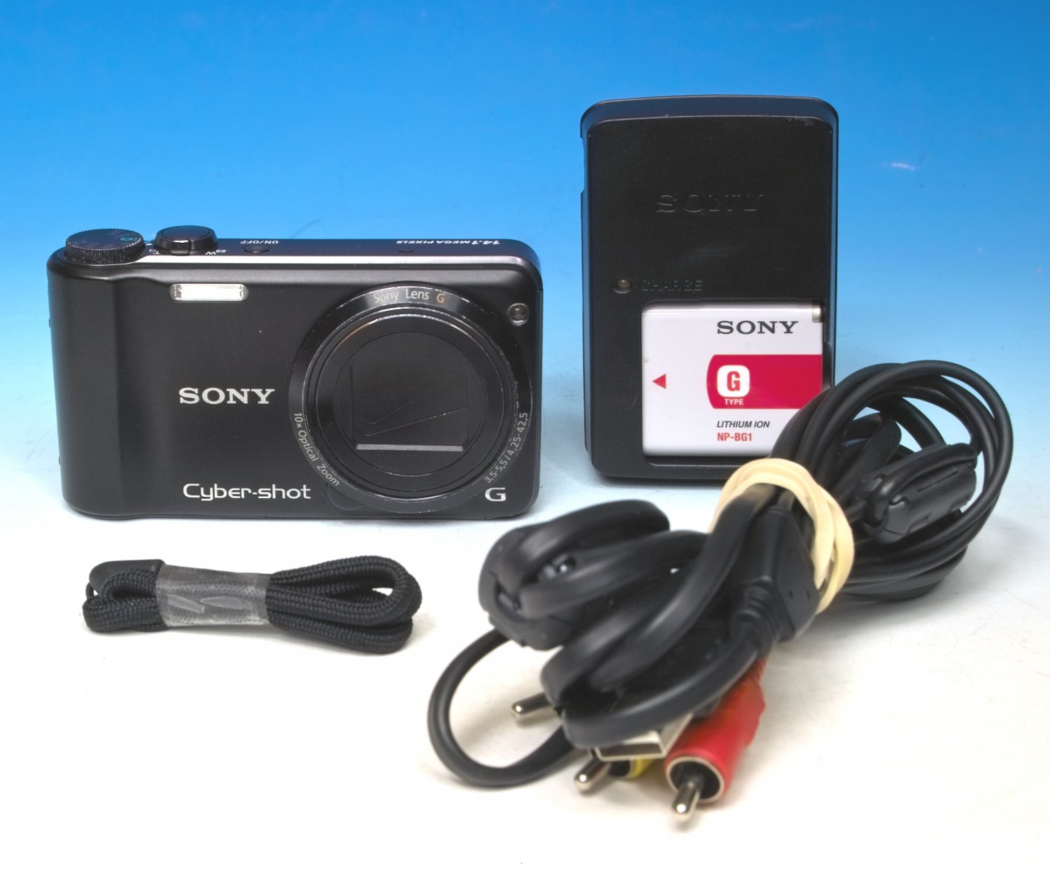 Sony Cybershot DSCH55 14.1MP Digital Camera Black 6402