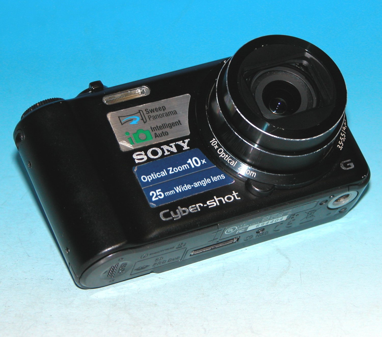 Sony Cyber-shot DSC-H55 14.1MP Digital Camera - Black #4404