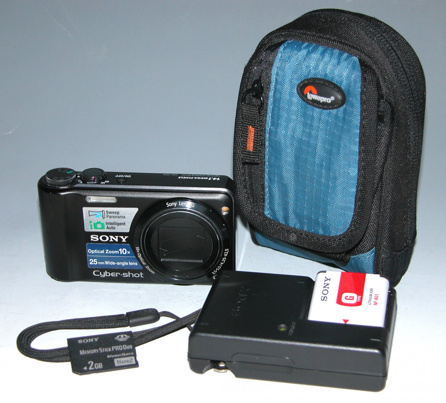 Sony Cybershot DSCH55 14.1MP Digital Camera Black 6273