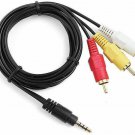 Flip Camcorder 3.5mm A/V Audio Video TV Cable/Cord/Lead