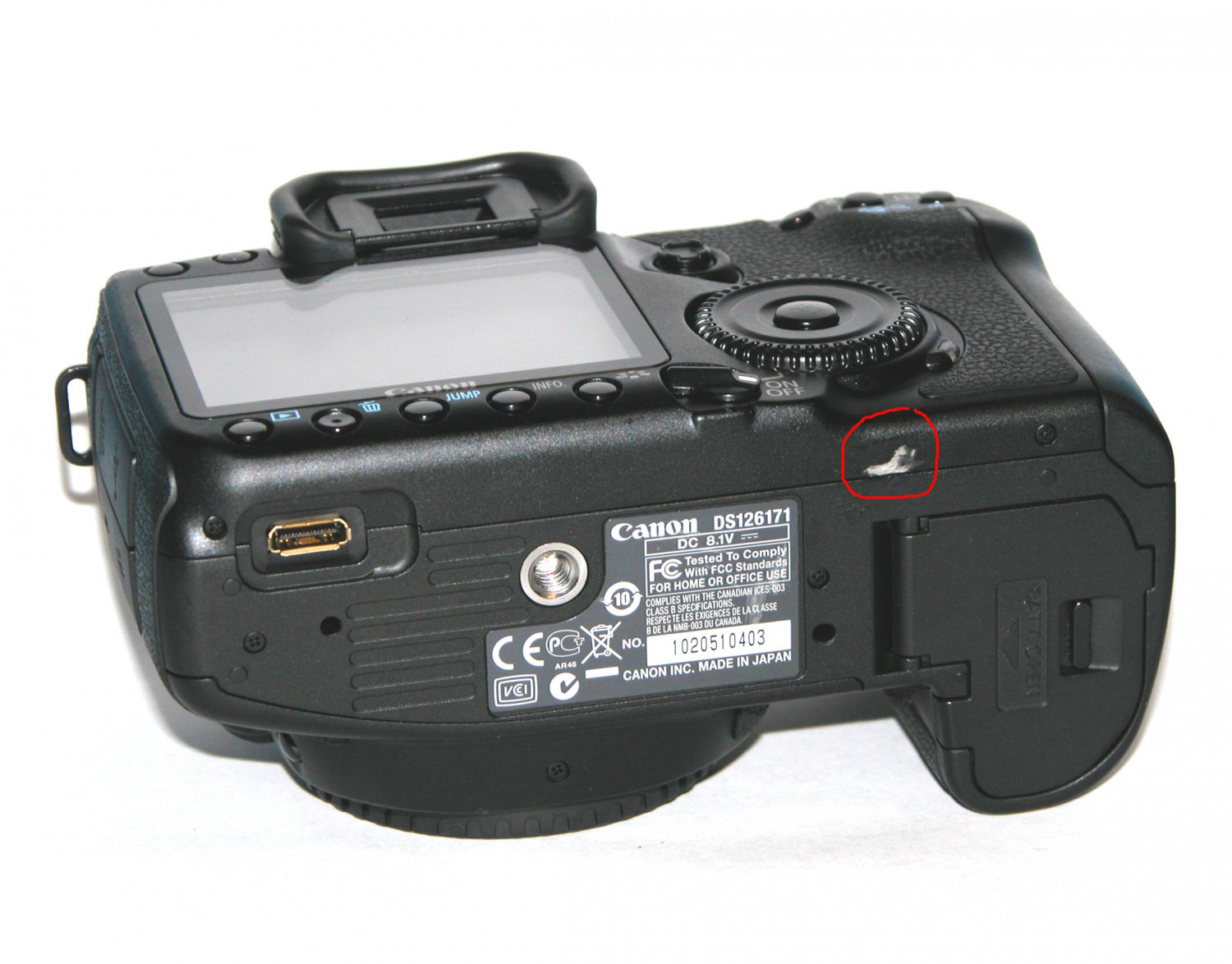 Canon EOS 40D 10.1MP Digital SLR Camera Black (Body Only) 0403