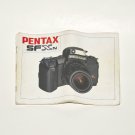 Pentax SFXn 35mm Film Camera Operation Manual