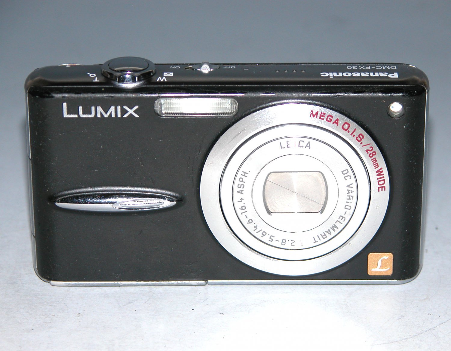 Panasonic LUMIX DMC-FX30 7.2MP Digital Camera - Black #1509