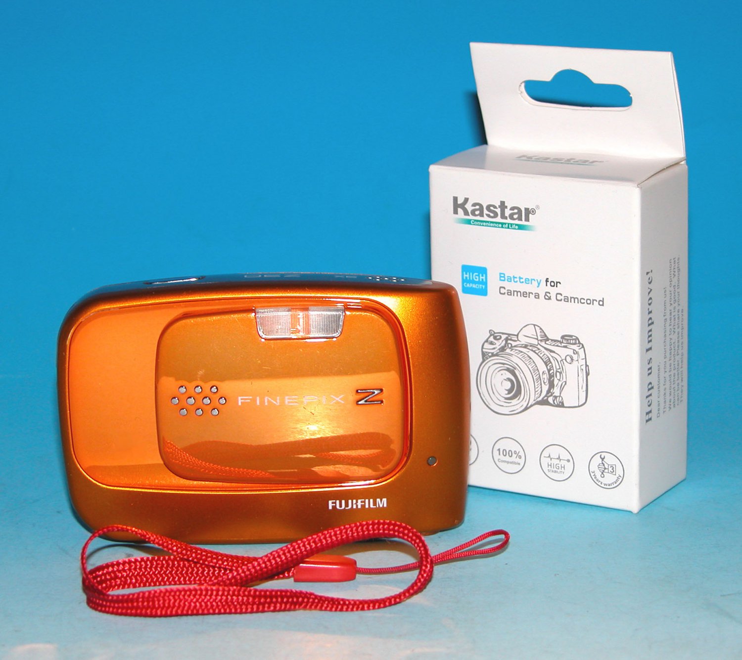 Fujifilm FinePix Z30 10 MP Digital Camera Orange